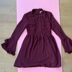 H&M Lace Open Back Dress